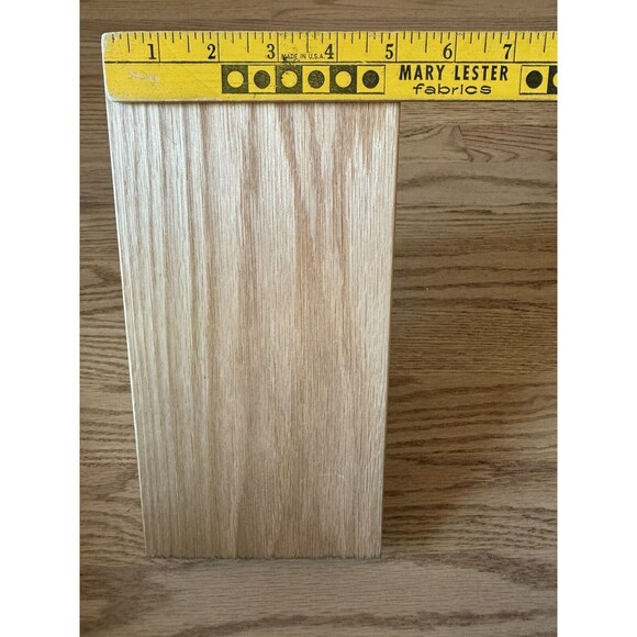 Cutco Knives 5 Slot Oak Wood Knife Block Storage Space Saver Stand / Hang - Picture 5 of 7